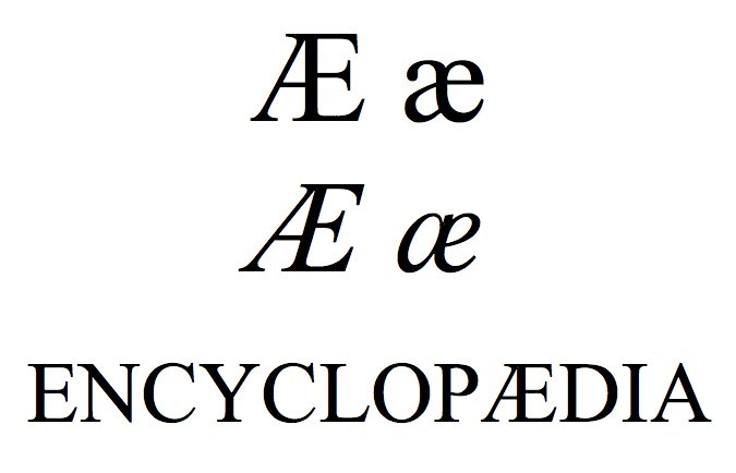 Medium: Designing the letter ​‘Æ’