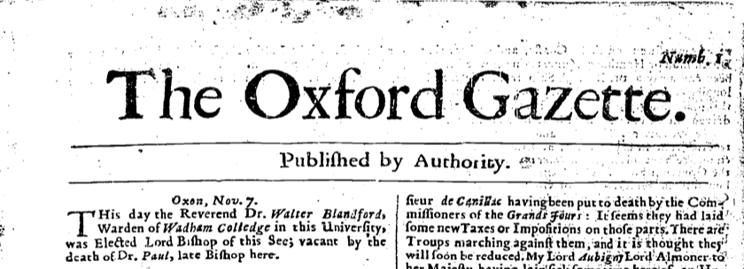 The Oxford Gazette